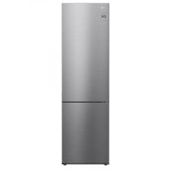 LG GBP62PZNCC1 kombinovani frižider, total no frost platinum silver, bočna ručka, 203 cm - Img 1