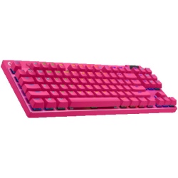 Logitech g pro x tkl lightspeed mechanical gaming keyboard magenta us ( 920-012159 ) -4