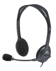 Logitech H111 corded stereo headset black ( 981-000593 ) -1