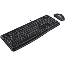 Logitech MK120 Corded Combo - BLACK - USB - US INTL ( 920-002562 ) -2