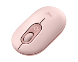 Logitech Pop Mouse with Emoji, Rose miš -2