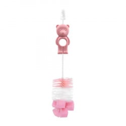 Lorelli baby care cetka za flasice i cucle bear - blush pink ( 10240260005 )