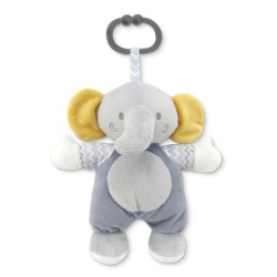 Lorelli plisana igracka muzicka - elephant grey natural ( 10191440010 )
