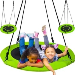 Malatec Ljuljaška Gnezdo za Decu Zeleno Crna 120cm ( 2163 )