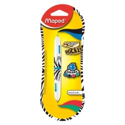 Maped olovka twin tip 4u1 zebra blister ( m229310 )