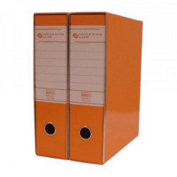 Mark registrator A4 sa metalnim ojačanjem plastificiran narandžasti široki ( 7232 )