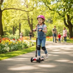 Maxi Trotinet za decu sa svetlećim točkovima Model 650-11