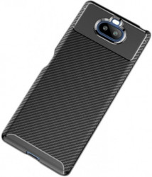 MCTK74-IPHONE XS Max * Futrola Carbon Fiber Silicone Black (229) - Img 2