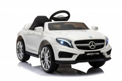 Mercedes GLA 45 AMG Licencirani auto za decu na akumulator sa kožnim sedištem i mekim gumama - Beli - Img 7