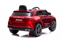 Mercedes GLE 450 AMG - Crveni Licencirani Auto na akumulator sa kožnim sedištem i mekim gumama - Img 5
