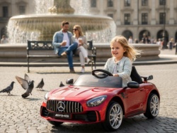 Mercedes GTR R+ AMG automobil na akumulator Crveni