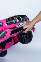 Mercedes SL500 Licencirani Auto za decu na akumulator - Roze ( SL500-2 ) - Img 5