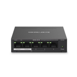 Mercusys MS105GP V3.0, 5-Port PoE Gigabit Desktop Switch with 4-Port PoE+ 65W ( 6398 )