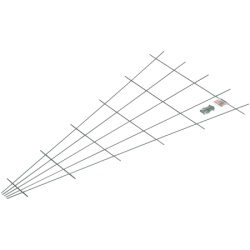 Metalna mreža za cveće zelena ( 356744 )