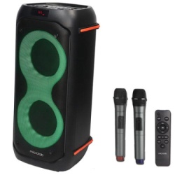 Microlab PT602W karaoke zvucnik 160W, Bluetooth, LED, 7,4V/4000mAh, Aux, USB, microSD, + Mic*2kom-5