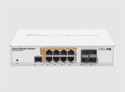 MikroTik CRS112-8P-4S-IN Switch, 8x Giga PoE, 4x SFP ( 0001440834 )