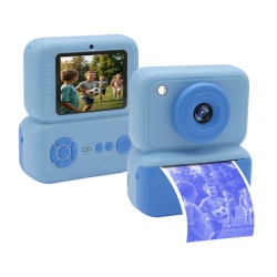 Mini kamera printer q10 + papir za stampanje fotografija plava ( K218 )