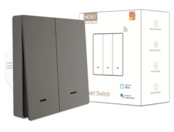 Moes zs-b-eu2-gy-ms pametni prekidac eu sa 2 prekidaca sivi smart zigbee ( 400-1171 )