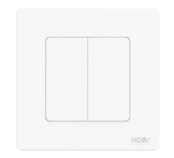 Moes zs-sr-eud2-wh-ms dimer prekidac sa 2 prekidaca beli smart zigbee ( 400-1164 )