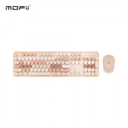 Mofil Sweet DM retro set tastatura i miš milk tea ( SMK-623M5DMMT ) - Img 1