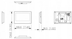 Monitor Interfon VTH2621G-WP ip SIP 2.0 Video interfon Hands free WiFi - Img 2