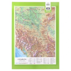 Mount everest reljefasta mapa a3 srbija ( B2C06900 )