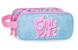 Movom Girl Power prazna pernica sa 3 pregrade - plava ( 30.747.41 )