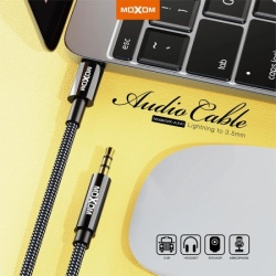 Moxom Adapter audio mx-ax41 lightning na aux 3.5mm muski ( AD441 )-3