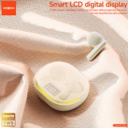 Moxom Slusalice bluetooth  mx-tw62 krem ( SL1571 )-2