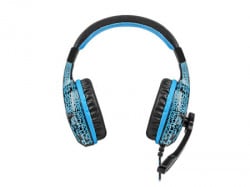 Natec Fury Hellcat gaming headset with volume control, LED backlit black/blue ( NFU-0863 )  - Img 2