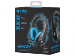 Natec fury Phantom gaming headset, black/blue ( NFU-1679 )  - Img 2