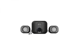 Natec PUG, Stereo Speakers 2.1, 11W RMS (Subwoofer 5W, Satellites 6W), USB power, 3.5mm Connector, Black ( NGL-2111 ) -1