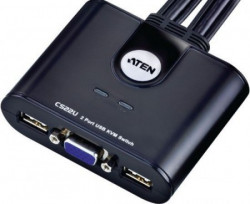 Nedis aten 2-port USB KVM switch sa kablovima CS22U-AT - Img 2