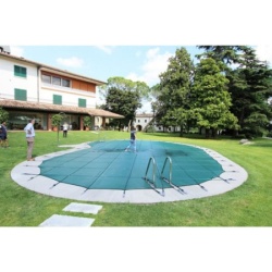 Nero zimski prekrivač mreža za bazen 6 x 3.5m (6,6 x 4,1m) ( 8954 )