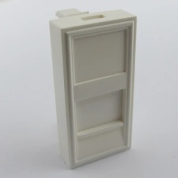 Netiks Uložak 45 x 22.5mm (1M) sa 1 slotom za keystone module sa zastorom ravan (FPK1-1M-01 / FA-644-1SP)