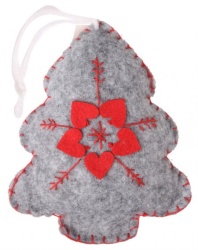 Novogodišnji ukras filc 13cm ( 484881 )