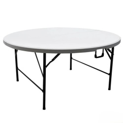 Okrugli plastični Sto 152cm sa metalnom konstrukcijom - Img 12