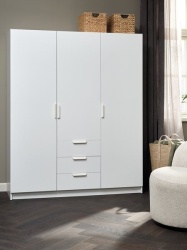 Ormar 144x176 komb bela -6