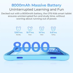 Oukitel OT6 green sa kids blue futrolom Tablet za decu 10.1/16GB/64GB/8000mAh/BT/wifi6/Android13 160493-7