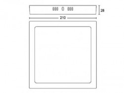 Philips lagneos plafonska lampa sq 12w 40k wh 06,929002661931 ( 19143 ) - Img 2