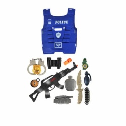 Policijski set za igru sa pancirom ( 61/12711 )