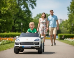 Porsche SUV dečiji auto na baterije 2205 beli