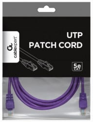 PP12-2M/V Gembird Mrezni kabl, CAT5e UTP Patch cord 2m purple - Img 2