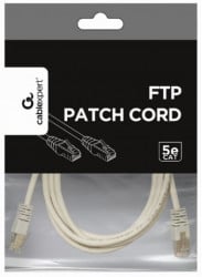 PP22-0.5M Gembird Mrezni kabl FTP Cat5e Patch cord, 0.5m grey - Img 2