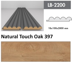Profil Zidni MDF LB-2200 Natural Touch Oak (397) 2800x100x18mm ( 026-031 )