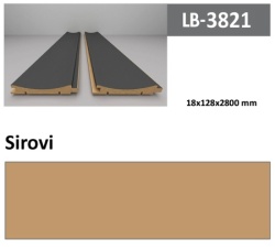 Profil Zidni MDF LB-3821 za farbanje (866/231) 2800x128x18mm ( 026-079 )