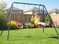 Proizvod sa nedostatkom - OUTLET - Ljuljaska za dvorište 310x150x180cm do 150 Kg