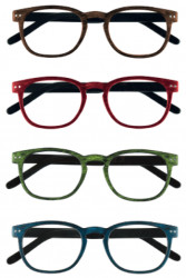 Prontoleggo naočare za čitanje sa dioptrijom Wenge braon, crvene,zelene, plave ( WENGE ) - Img 1