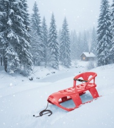 Prosperplast sanke Bezzy sa Sedištem - Crvene