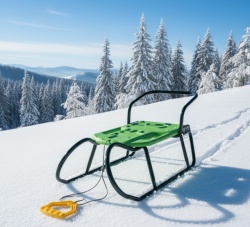 Prosperplast sanke Little Beetle - Zeleno-Crne + Sedište